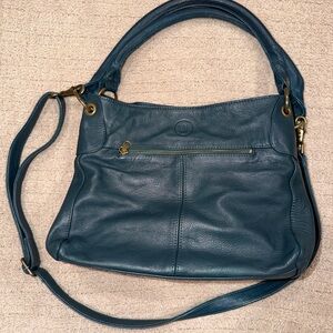 Wanderers Travel Co Azzurra Teal Toulouse Handbag